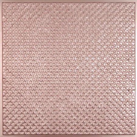 Ceilume Rattan 2ft x 2ft Copper Ceiling Tile V3-RATTAN-22CBR
